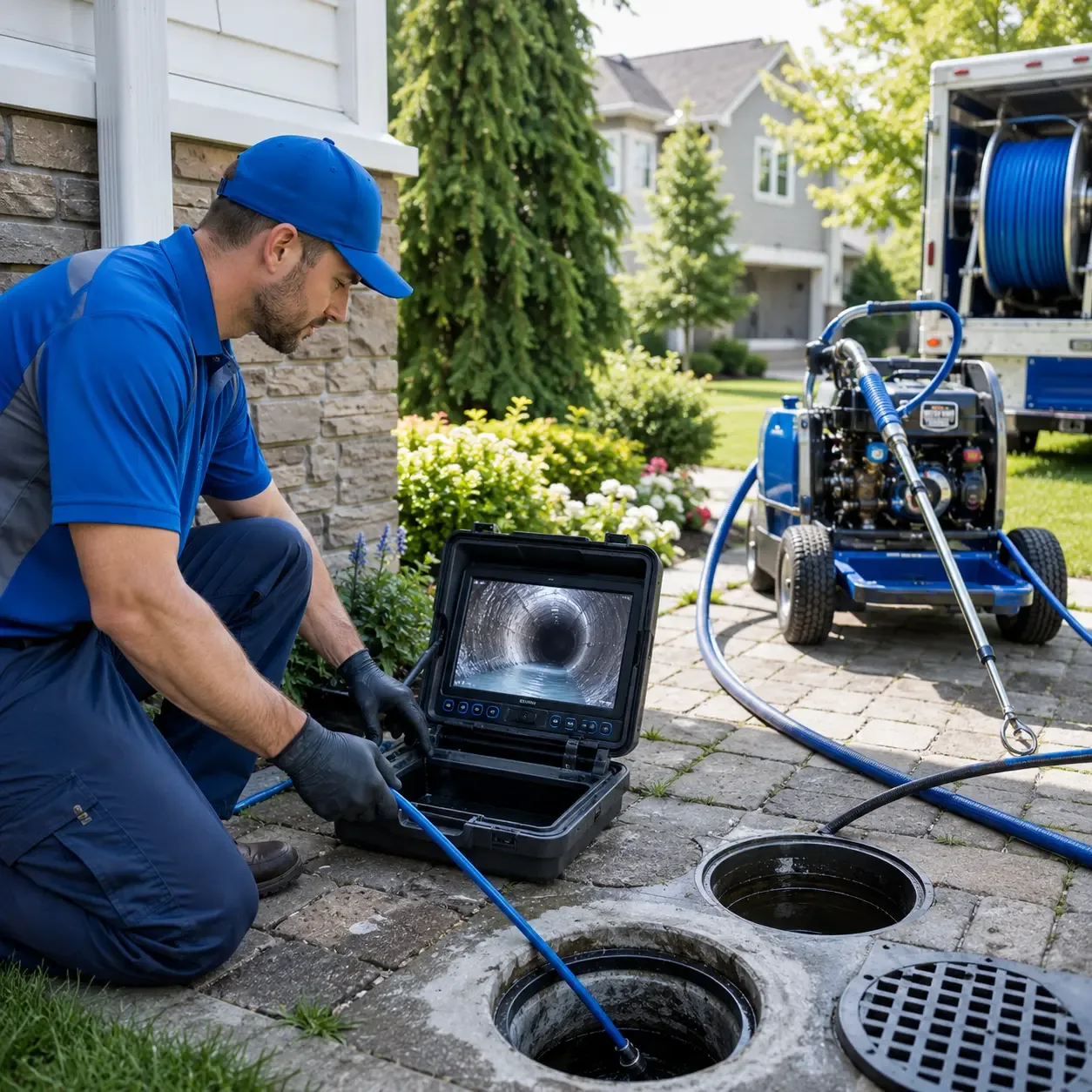 Outdoor drain cleaning professionals serving Zanesfield, OH